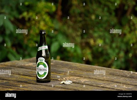 Bottle of Tuborg beer Stock Photo - Alamy