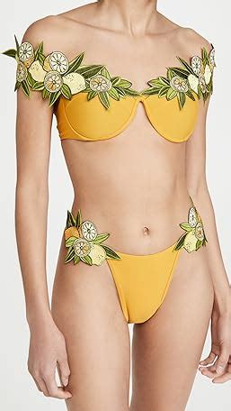 Andrea Iyamah Mona Embroidered Bikini Set Shopbop