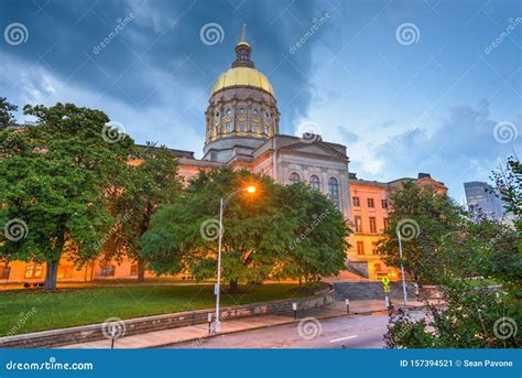 Georgia State Capitol Building in Atlanta, Georgia, USA Stock Image ...