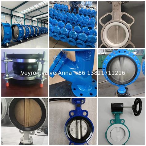 Ductile Iron Pn16 U Section Type Flanged Butterfly Valve