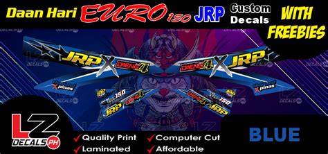 Daan Hari Euro Jrp Custom Stock Decals Stickers With Freebies