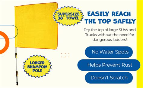 Amazon ShamWow ShamPow XL Quick Car Dry Chamois Shammy Microfiber