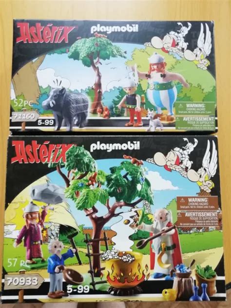 PLAYMOBIL 71160 70933 Astérix La Chasse au Sanglier Panoramix et