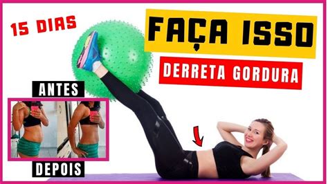 EXERCICIOS Para QUEIMAR GORDURA ABDOMINAL Em 15 Dias Melhor Treino