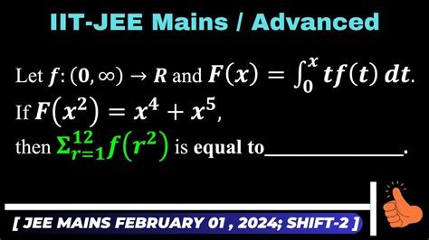 Leibniz Integral Rule Differentiation Mixed Concept In Jee Functions