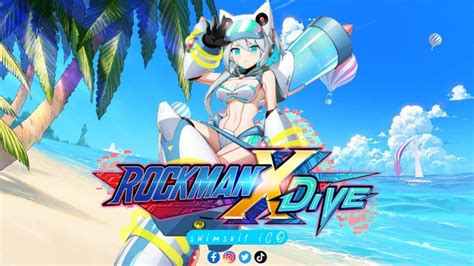 《rockman X Dive》swimsuit Ico Character And Sizzling Heat Splendid Summer Event All 7 Hidden Item