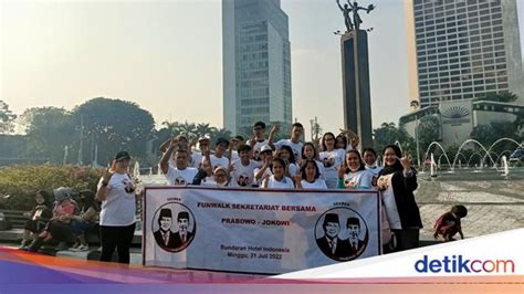 Sekber Prabowo Jokowi Deklarasi Dukungan Di Bundaran Hi