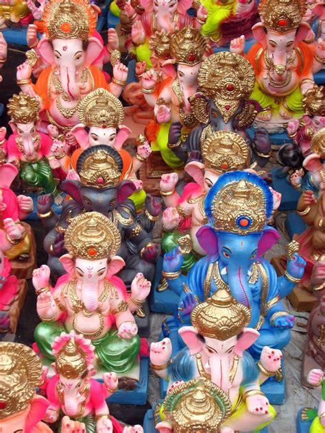 Ganesh Idols stock photo. Image of asia, beautiful, india - 5788094