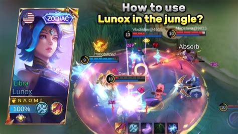 HOW TO USE LUNOX IN THE JUNGLE Lunox Libra Gameplay Best Build And