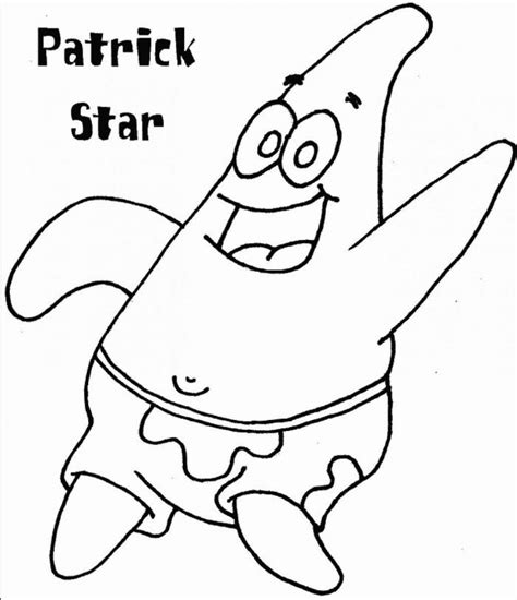 Coloring Pages Of Patrick Star - Coloring Home