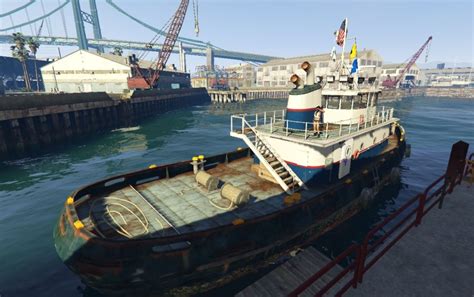 Working Tug Boat V10 Gta 5 Mod