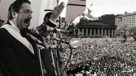 Un Emotivo Recuerdo De Raúl Alfonsín Y La Vuelta A La Democracia