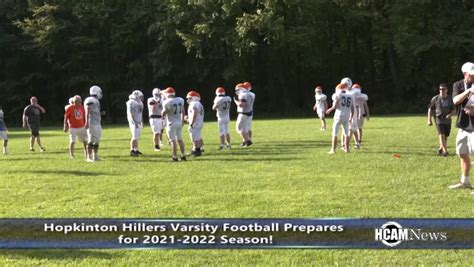 Hopkinton Hillers Football Prepares For 2021 2022 Season Hcam Free