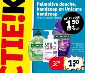 Palmolive Douche Handzeep En Unicura Handzeep Aanbieding Bij Kruidvat