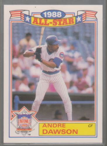 Topps All Star Game Commemorative Set Andre Dawson Ebay