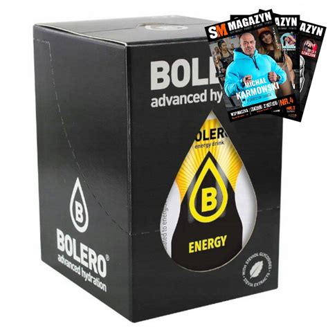 BOLERO BOX ENERGY ZESTAW WITAMINY ENERGIA SIŁA WITALNOŚĆ BEZ CUKRU 6szt