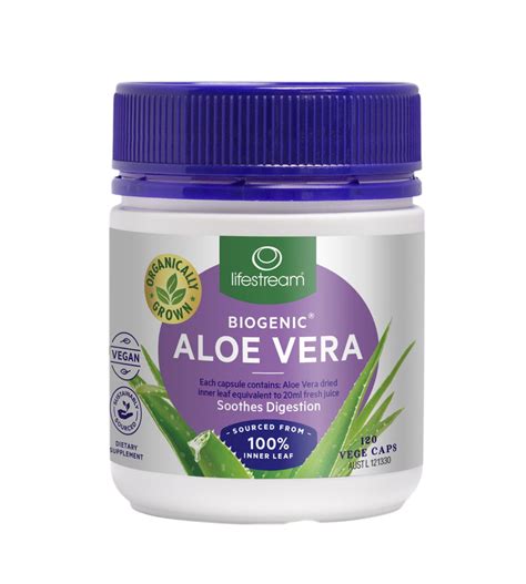 Lifestream Biogenic® Aloe Vera Capsules Mammoth Health