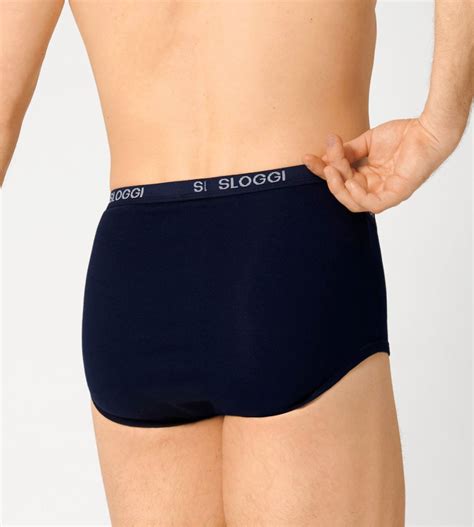 Slip Sloggi Men Basic Maxi Bleu Marine Lingerie Sipp