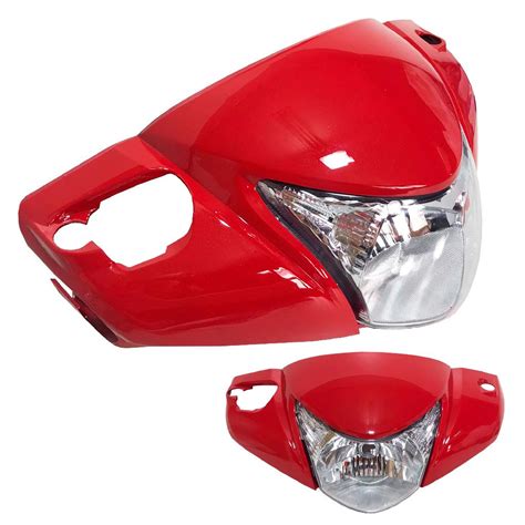 Farol Frente Completo Biz Freio Disco Vermelho Shopee Brasil