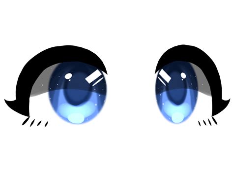 Gacha Eyes Blue Png