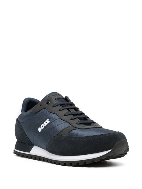 Hugo Boss Parkour Low Top Sneakers Blue Editorialist