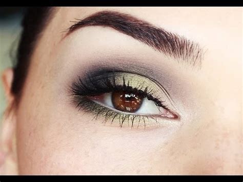 Olive Green Smokey Eyes Tutorial YouTube