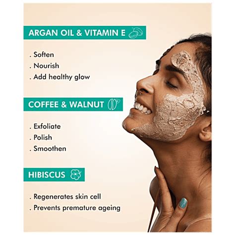 Buy MCaffeine Naked Raw Exfoliating Coffee Face Scrub With Walnut Vitamin E For Tan