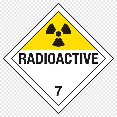 Hazmat Class Radioactive Substances Dangerous Goods Placard