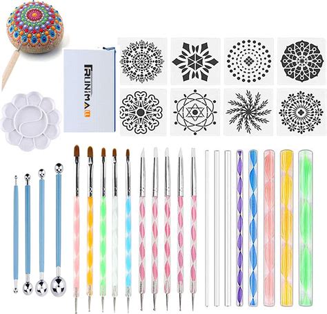 Kit De Pintura Mandala Herramientas De Pintura Mandala Con Bandeja