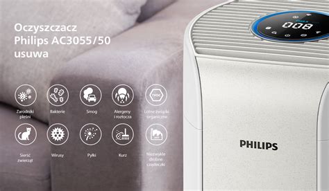 Oczyszczacz Powietrza PHILIPS Dual Scan AC3055 50 Opinie Ceny Na