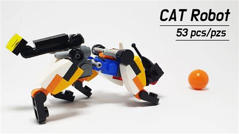 How To Build Mechanic Cat Robot With Lego 4족보행 메카닉 켓 로봇레고 조립도창고 Bli