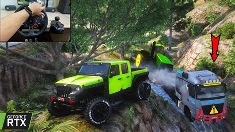 Gta Apocalypse X Towing The Accident Truck At Waterfall Wild