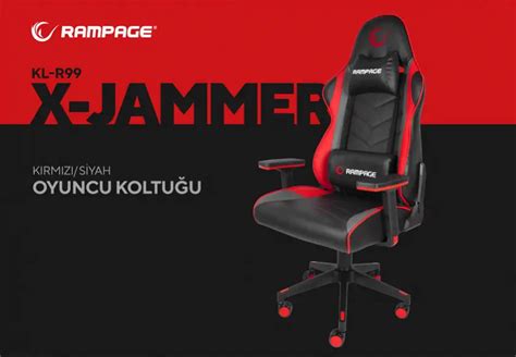 Rampage Kl R X Jammer D Kol Ak K Rm Z Siyah Gaming Oyuncu Koltu U