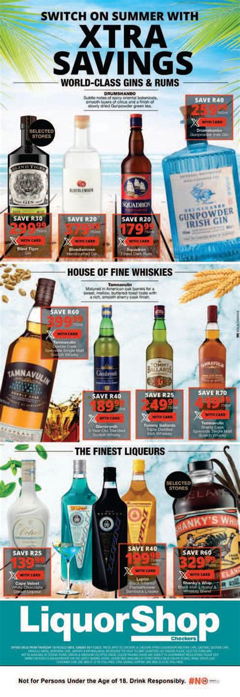 Checkers Liquor Xtra Savings October November M