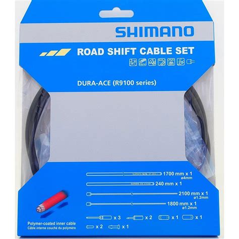 Shimano Road Ot Sp Polymer Coated Shift Cable Set For Dura Ace R