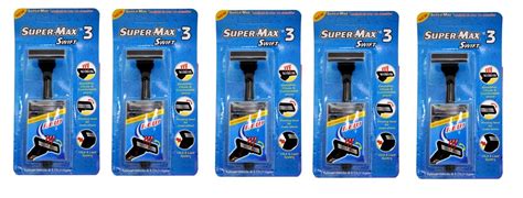 SuperMax Swift Razor Set 5 Razors 30 Refills Amazon In Health