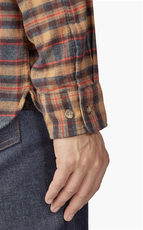 Pendleton Fremont Flannel Shirt Brown Black Red Plaid Cultizm