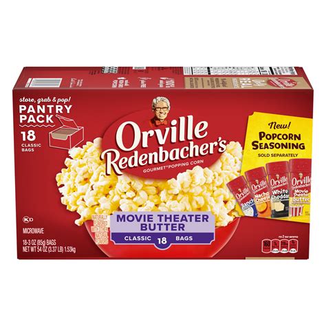 Orville Redenbacher S Movie Theater Butter Microwave Popcorn 3 Oz