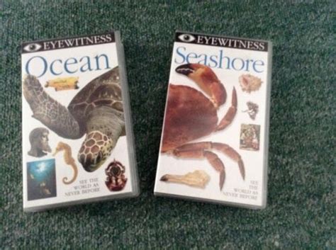 DK Eyewitness VHS Videos x 2 - Ocean and Seashore | eBay