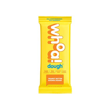 Whoa Dough Edible Cookie Dough Bars Peanut Butter Bars Plant Based