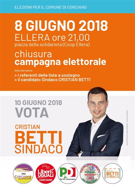 Festa Di Chiusura Della Campagna Elettorale Per Il Candidato Sindaco