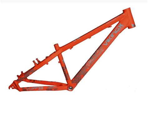 Quadro VikingX Aro 26 Tuff 25 30 Aluminio Laranja Neon CIA Do