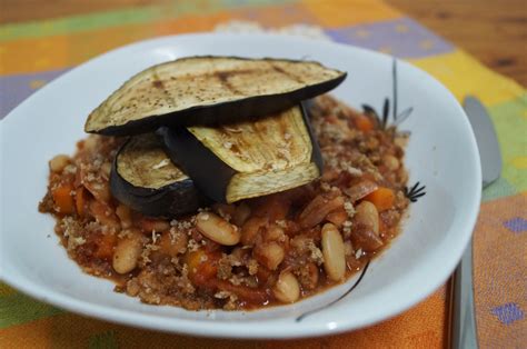 Pepper Seared Aubergine With A Cannellini Bean Cassoulet Delicious And Easy To Make My