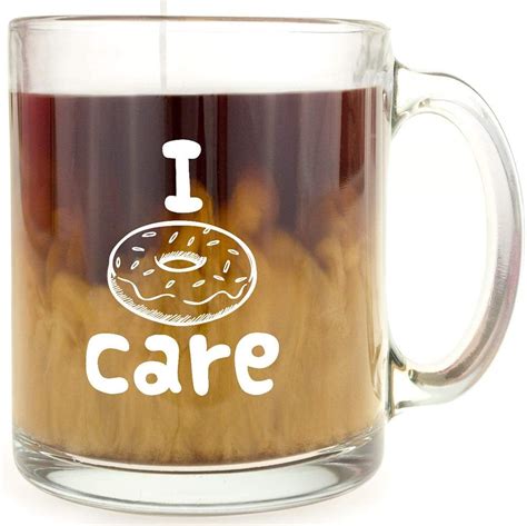 I Donut Care Glass Coffee Mug Ts For Donut Lovers Popsugar Smart