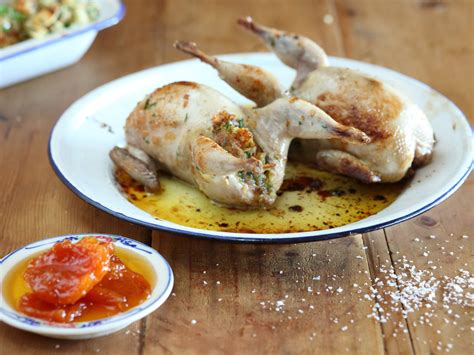 Apricot Stuffed Quail Recipe | Maggie Beer