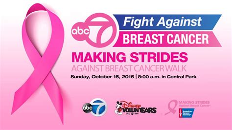 Making Strides Against Breast Cancer Walk Abc7 New York