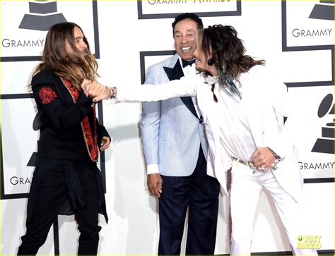 Jared Leto Thirty Seconds To Mars Grammys Red Carpet Photo