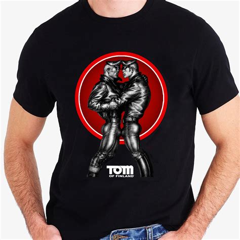 Tom Of Finland T Shirt Leatherman Gay Leather Pants Etsy