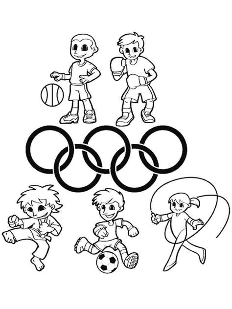 Olympic Games Coloring Pages