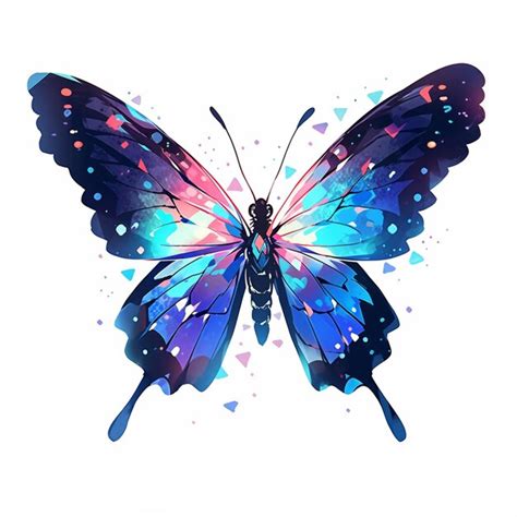 Premium Ai Image Brightly Colored Butterfly With Spots And Wings